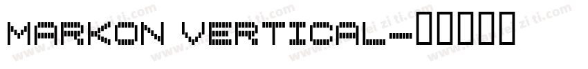 Markon Vertical字体转换